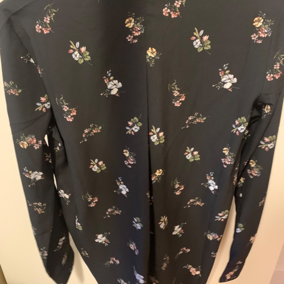 Black Floral Blouse for Women - Picture 5 of 5